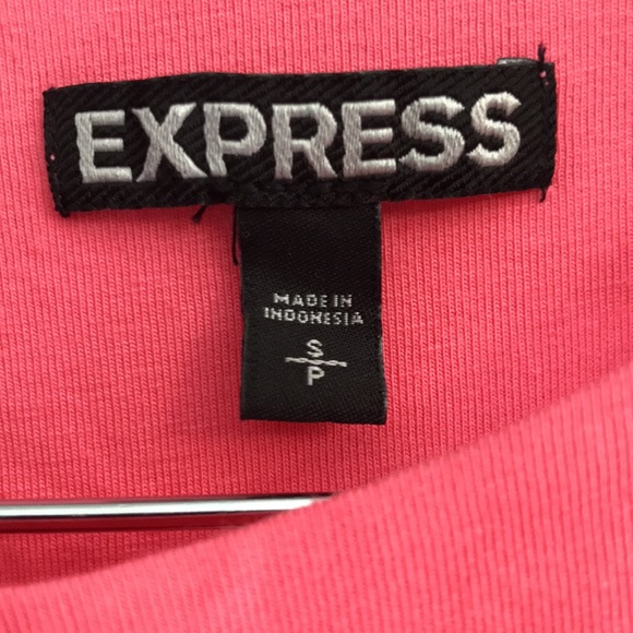 Express Pink Bandage Cut Out Dress - Picture 6 of 7